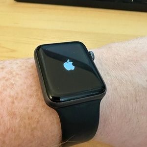 Apple Watch 3rd Gen with original L/XL strap.